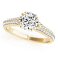 Double Row Pavé Engagement Ring