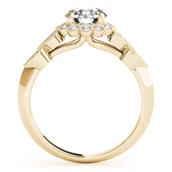 Vintage Milgrain Engagement Ring