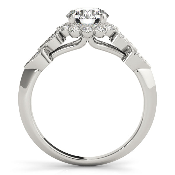 Vintage Milgrain Engagement Ring
