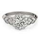 Vintage Milgrain Engagement Ring