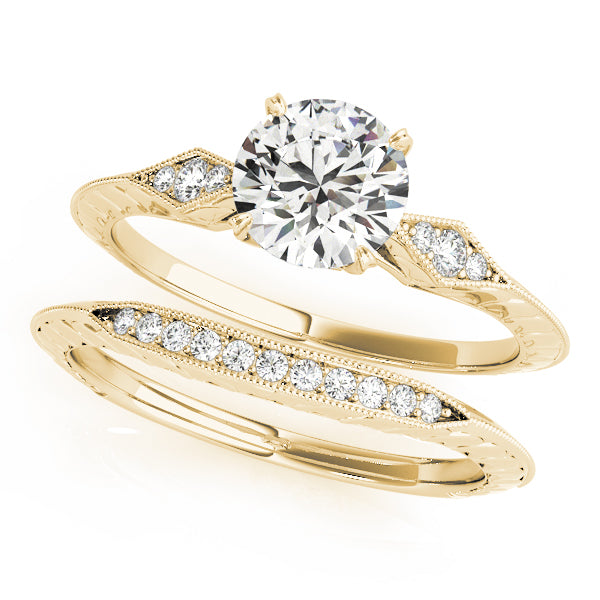 Antique Inspired Marquise Filigree Engagement Rings