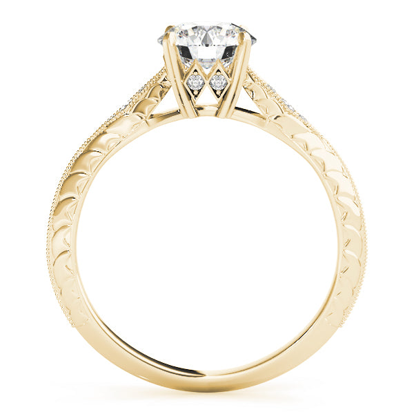 Antique Inspired Marquise Filigree Engagement Rings