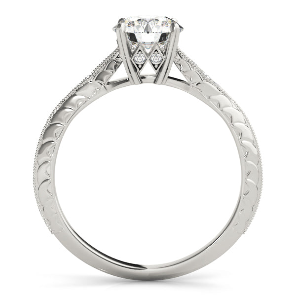 Antique Inspired Marquise Filigree Engagement Rings