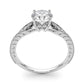 Antique Inspired Marquise Filigree Engagement Rings