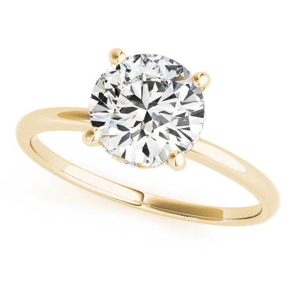 Round Solitaire Engagement Ring