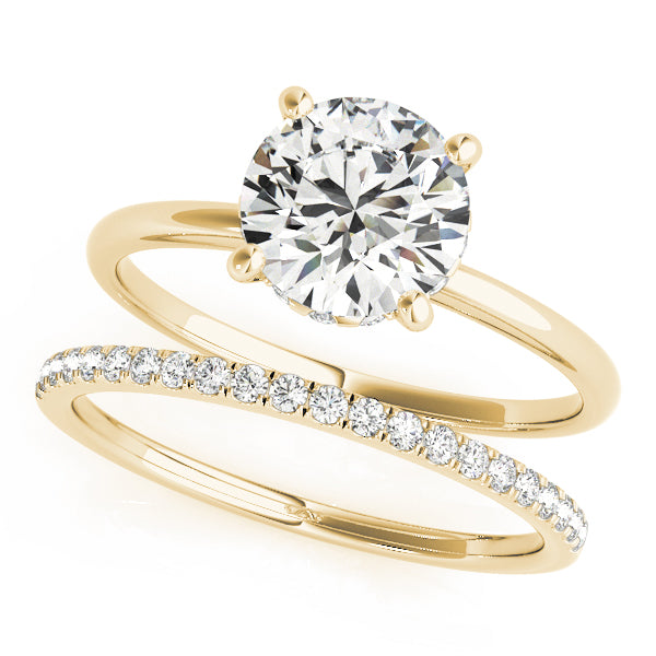 Round Solitaire Engagement Ring