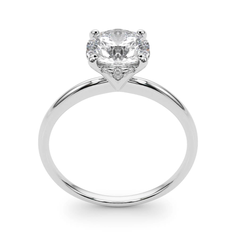 Round Solitaire Engagement Ring