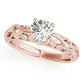 Nature Inspired Filigree Bezel Set Engagement Rings