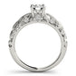 Nature Inspired Filigree Bezel Set Engagement Rings