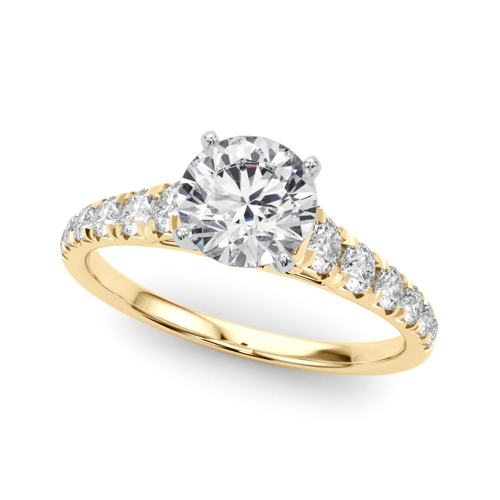 Graduated Diamond Engagement Ring