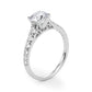 Graduated Diamond Engagement Ring