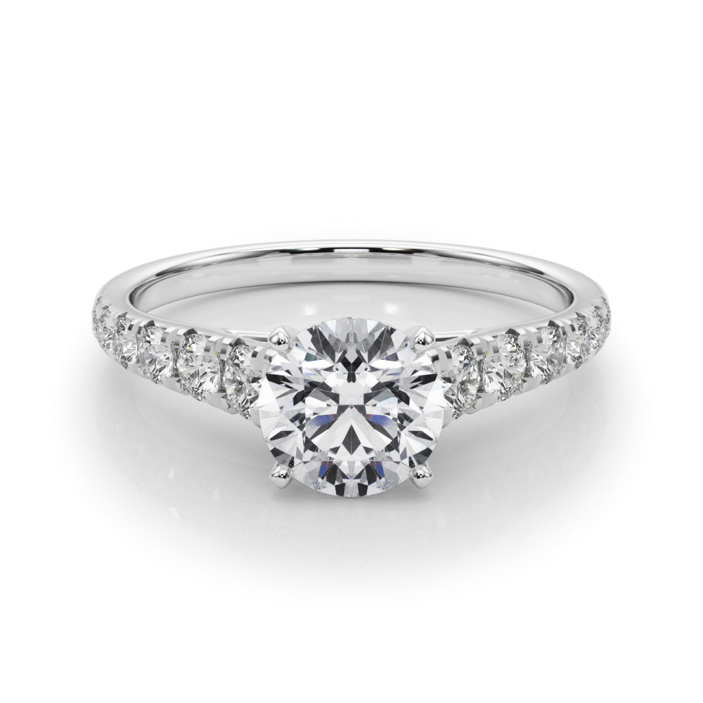 Graduated Diamond Engagement Ring
