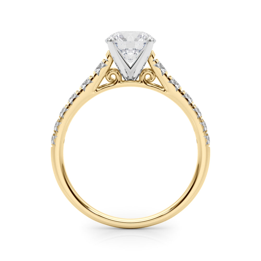 Graduated Diamond Engagement Ring