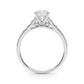 Graduated Diamond Engagement Ring