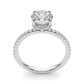 Hidden Halo Engagement Ring