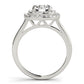 Round Double Halo Engagement Ring