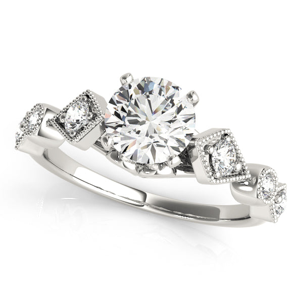 Vintage Milgrain Engagement Rings