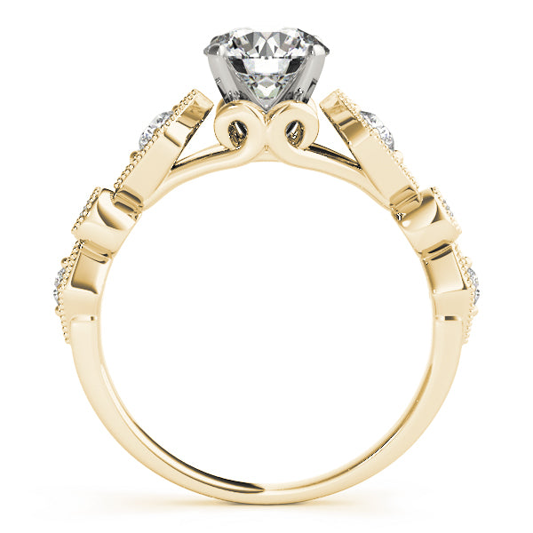 Vintage Milgrain Engagement Rings