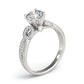 Multirow Split Shank Engagement Rings