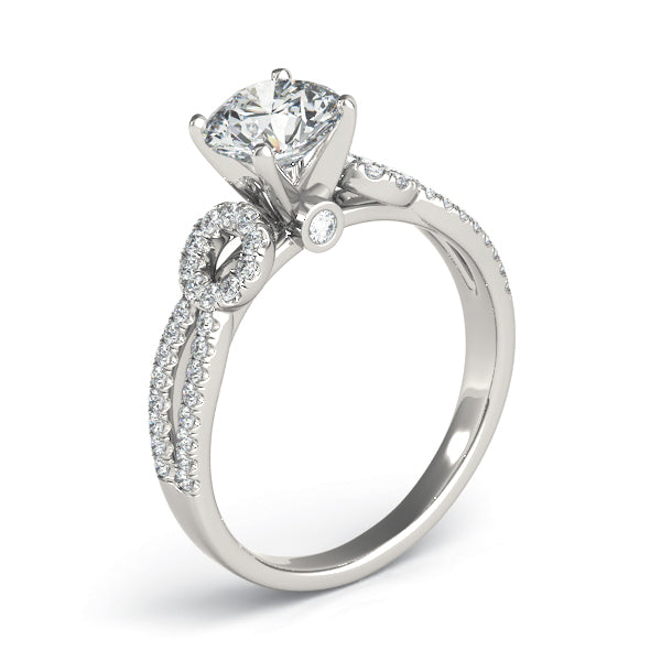 Multirow Split Shank Engagement Rings