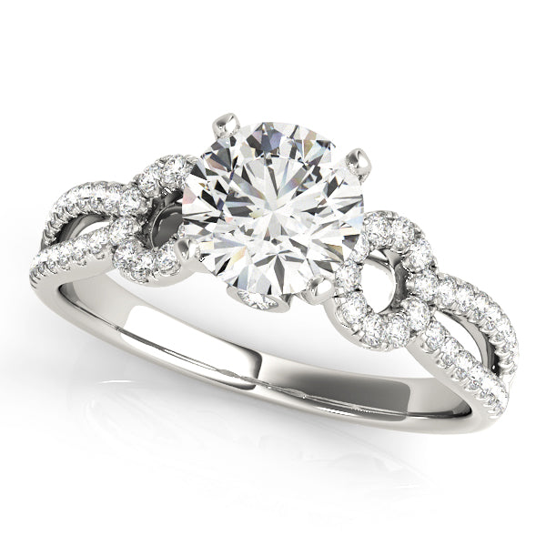 Multirow Split Shank Engagement Rings
