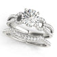 Multirow Split Shank Engagement Rings