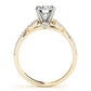 Multirow Split Shank Engagement Rings