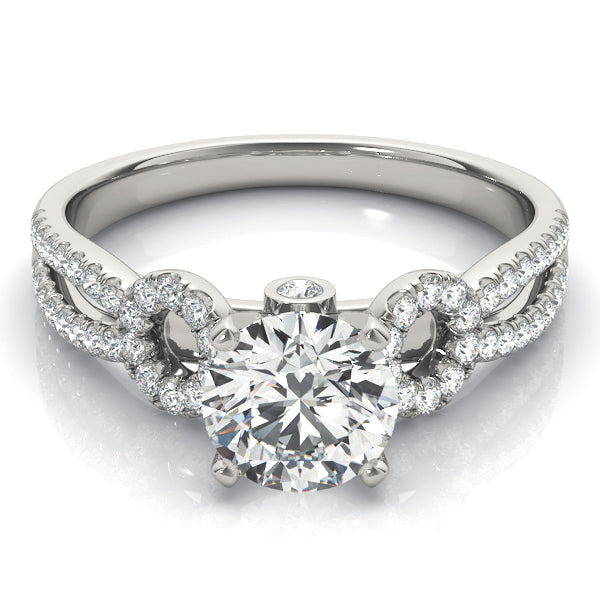 Multirow Split Shank Engagement Rings
