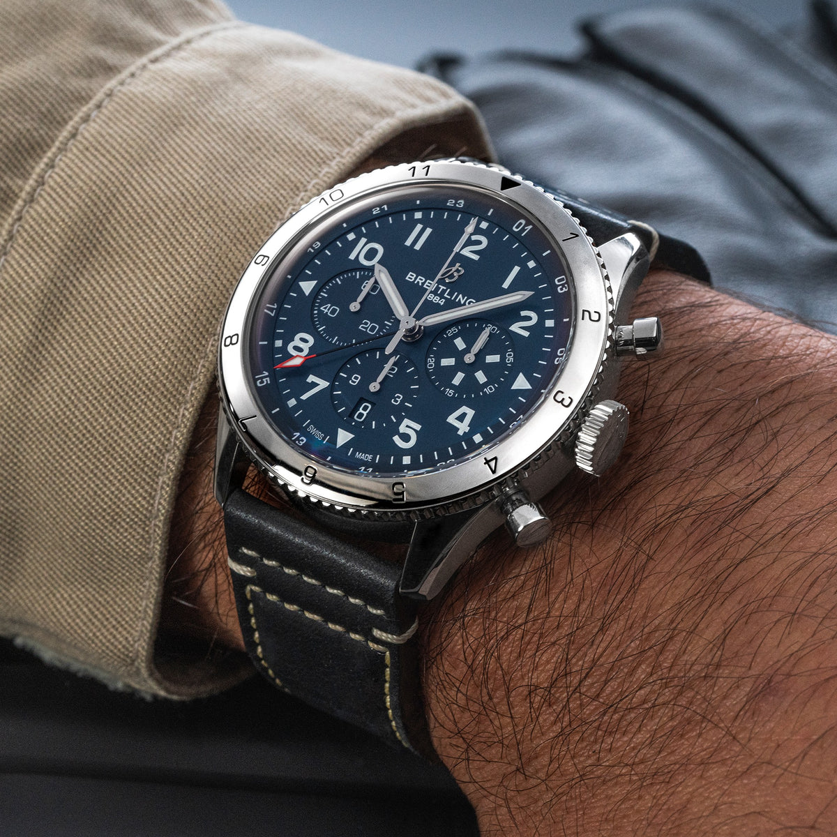 Super AVI B04 Chronograph GMT 46