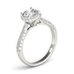 Round Halo Pavé Engagement Ring