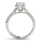 Round Halo Pavé Engagement Ring