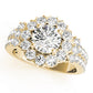 Vintage Accented Halo Engagement Rings