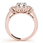 Vintage Accented Halo Engagement Rings