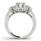 Vintage Accented Halo Engagement Rings