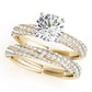 Twisting Pavé Engagement Ring