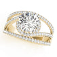 Bypass Multirow Engagement Ring
