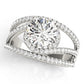 Bypass Multirow Engagement Ring