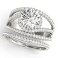 Bypass Multirow Engagement Ring