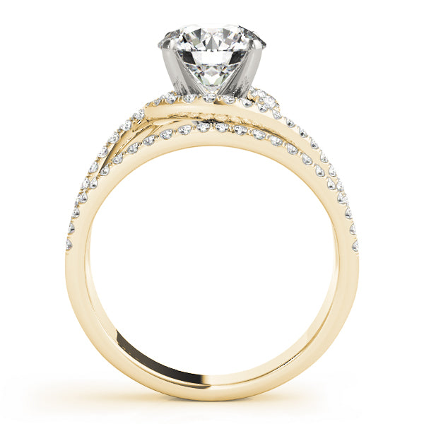 Bypass Multirow Engagement Ring
