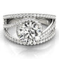 Bypass Multirow Engagement Ring