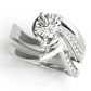 Bypass Accented Engagement Ring
