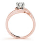 Bypass Accented Engagement Ring