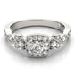 Vintage Style Halo Engagement Rings