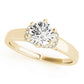 Solitaire Hidden Halo Engagement Rings