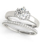 Solitaire Hidden Halo Engagement Rings