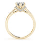 Solitaire Hidden Halo Engagement Rings