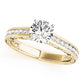 Vintage Inspired Channel Set Engagement Ring