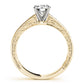 Vintage Inspired Channel Set Engagement Ring