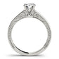 Vintage Inspired Channel Set Engagement Ring