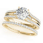 Multirow Hidden Halo Engagement Rings
